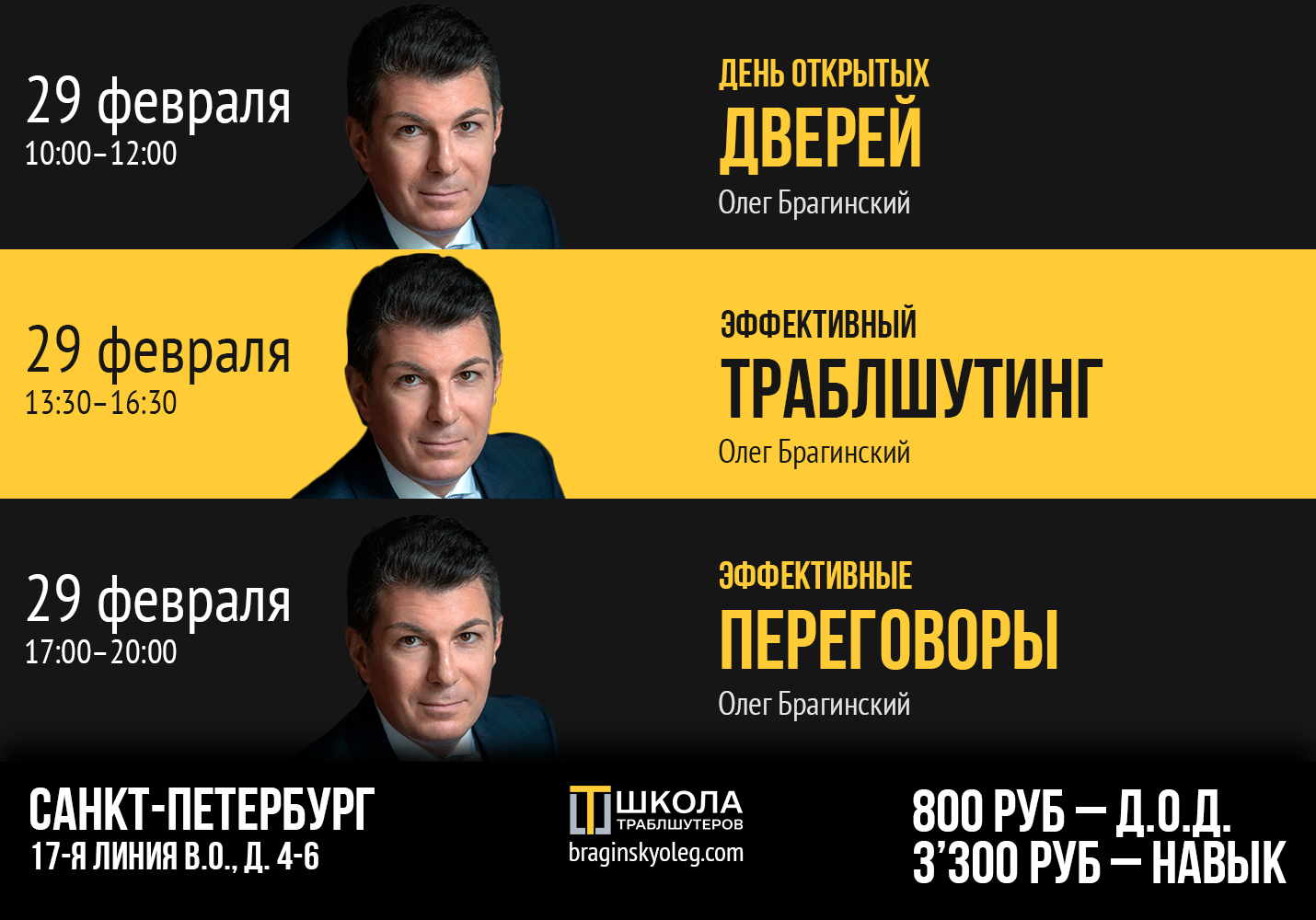 29 февраля – ДОД, Траблшутинг, Переговоры
